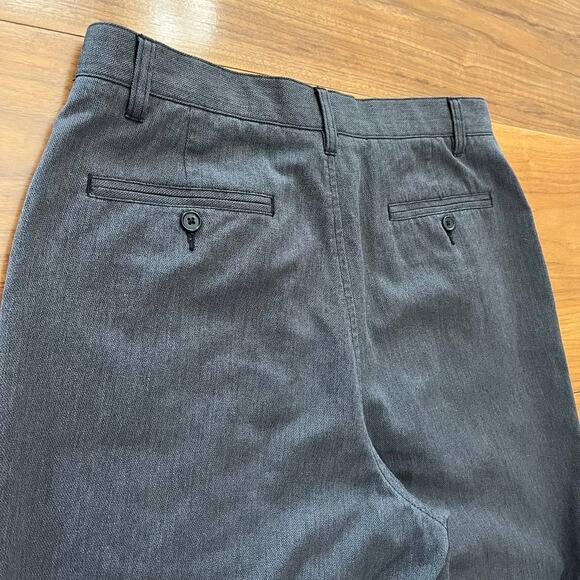 Structure Pant Size 34 x 32 Gray Chino Khaki 100% Cotton New Century - Picture 5 of 11